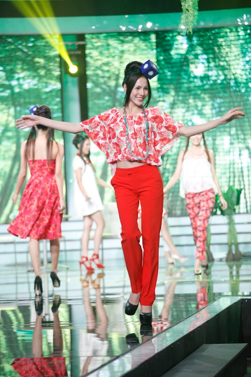 Thí sinh Lệ Quyên đến từ Bạc Liêu. (Ảnh: Ân Nguyễn)