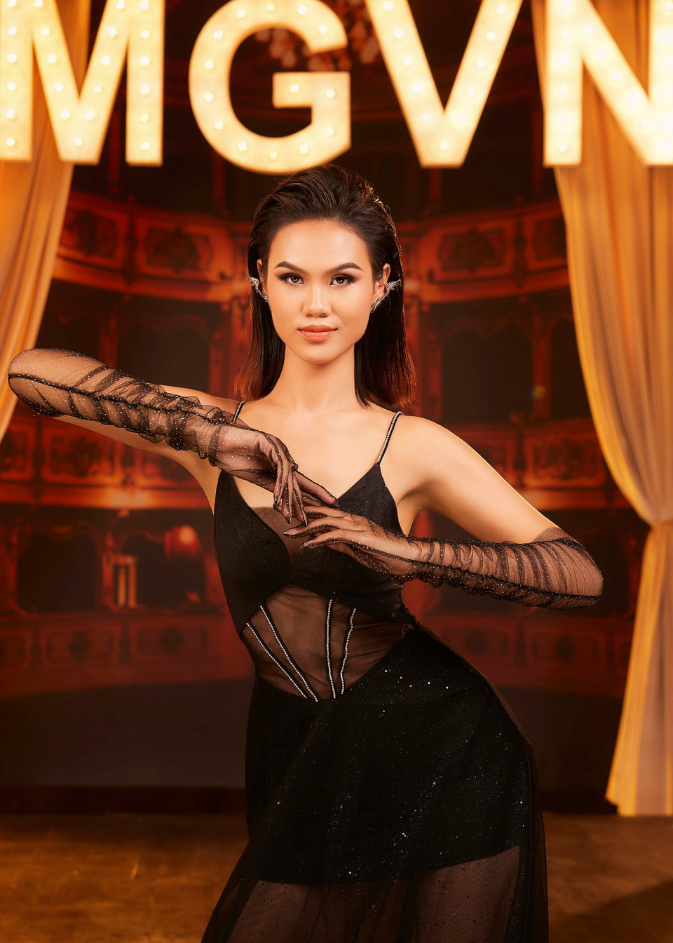 Thí sinh Trần Nguyễn Kim Ngân, SBD 514, Thành phố Hồ Chí Minh. (Ảnh: Vietnam+)