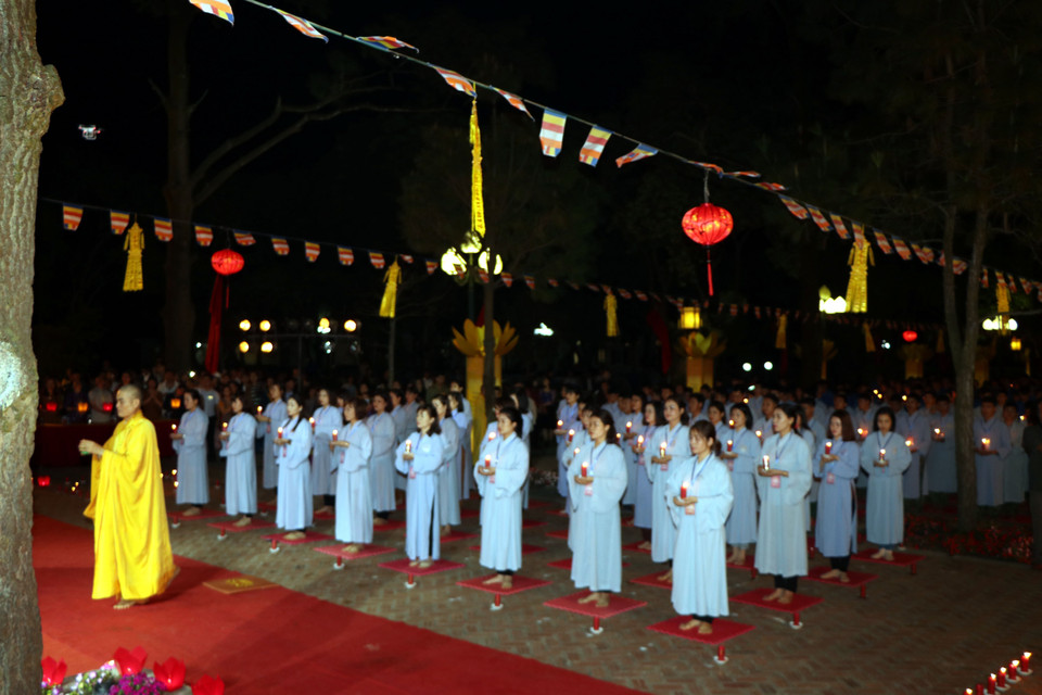 Quang cảnh buổi lễ. (Ảnh: Mạnh Tú/TTXVN)