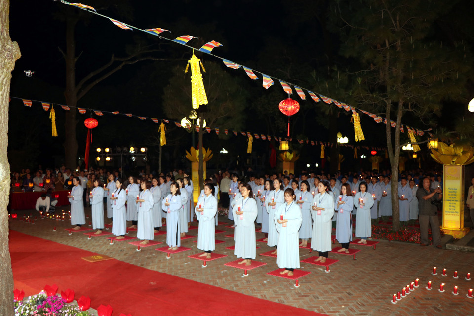 Quang cảnh buổi lễ. (Ảnh: Mạnh Tú/TTXVN)