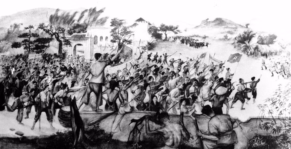 Cao trào cách mạng 1930-1931 dưới sự lãnh đạo của Đảng mà đỉnh cao là phong trào Xô Viết-Nghệ Tĩnh đã làm rung chuyển chế độ thống trị của đế quốc Pháp và tay sai, thành lập chính quyền cách mạng ở một số nơi theo hình thức Xô Viết. Cao trào đã khẳng định đường lối cách mạng Việt Nam do Ðảng đề ra là đúng đắn và để lại những bài học quý báu về xây dựng liên minh công-nông, về xây dựng Mặt trận Dân tộc Thống nhất, về phát động phong trào quần chúng đấu tranh giành và bảo vệ chính quyền. (Ảnh: Tư liệu TTXVN)