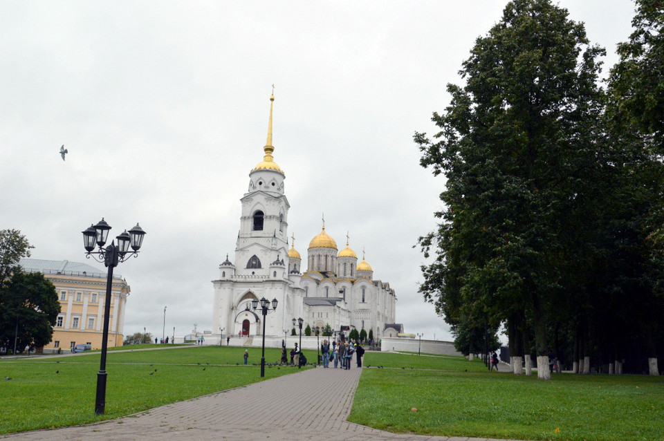 Nhà thờ lớn ở trung tâm tỉnh Vladimir, Liên bang Nga. (Ảnh: Quang Vinh/Vietnam+)