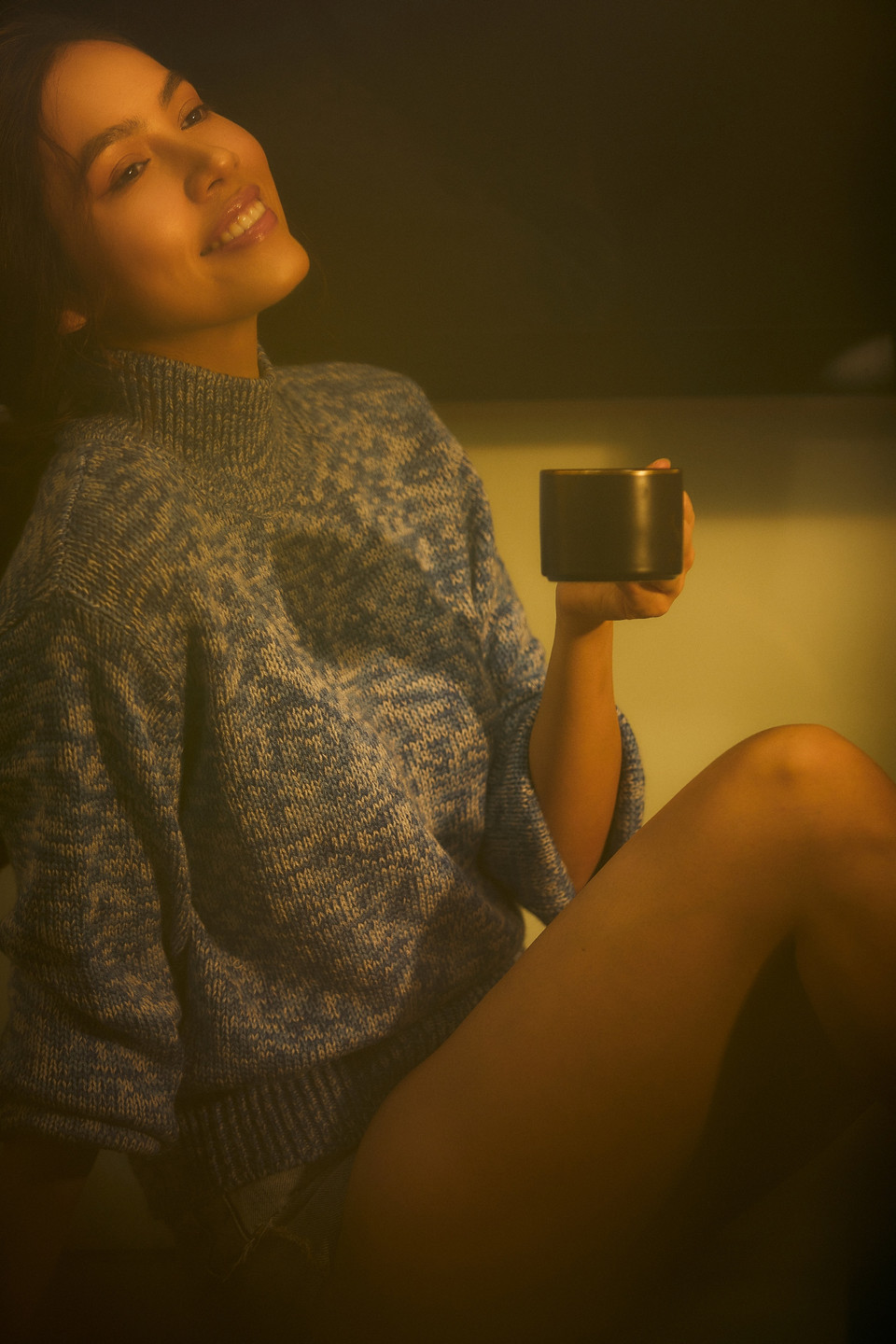 Bước sang tuổi 33, Hoàng My vẫn giữ được vóc dáng cân đối cùng hình thể săn chắc, khỏe khoắn. (Ảnh: CTV/Vietnam+)