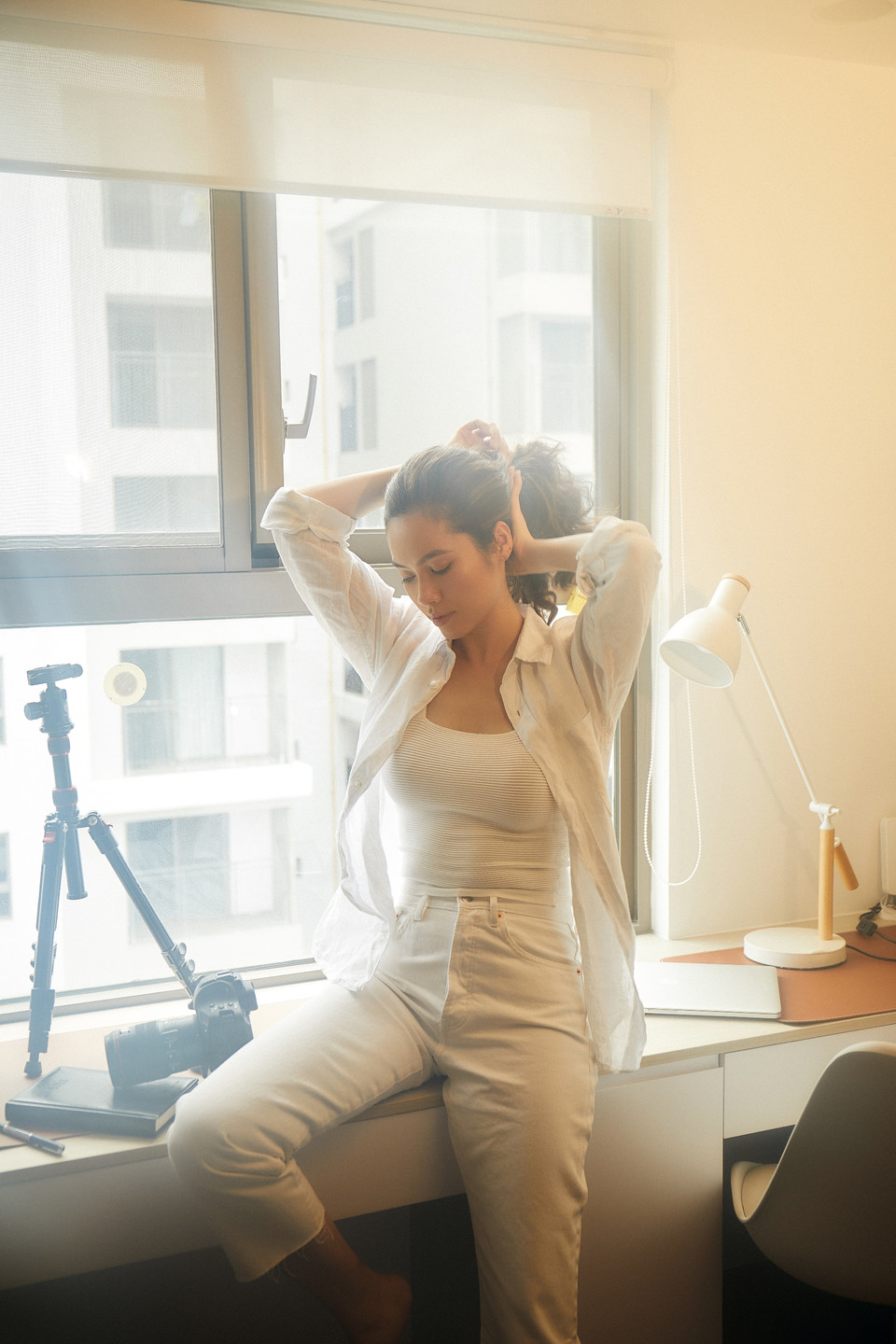 Là người đẹp năng động, cá tính của showbiz Việt, Hoàng My luôn để lại ấn tượng riêng khi xuất hiện trước công chúng. (Ảnh: CTV/Vietnam+)