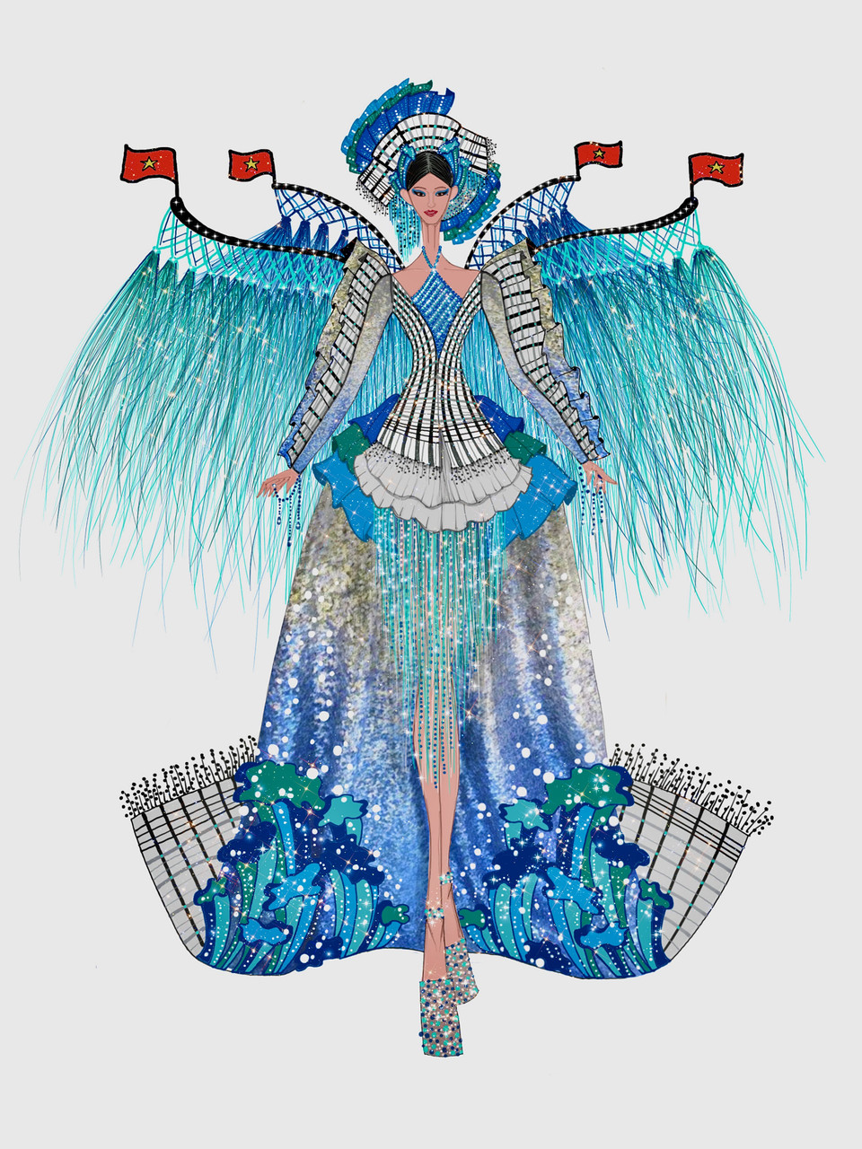 'Óng ánh' của Nguyễn Tấn Anh Huy. 