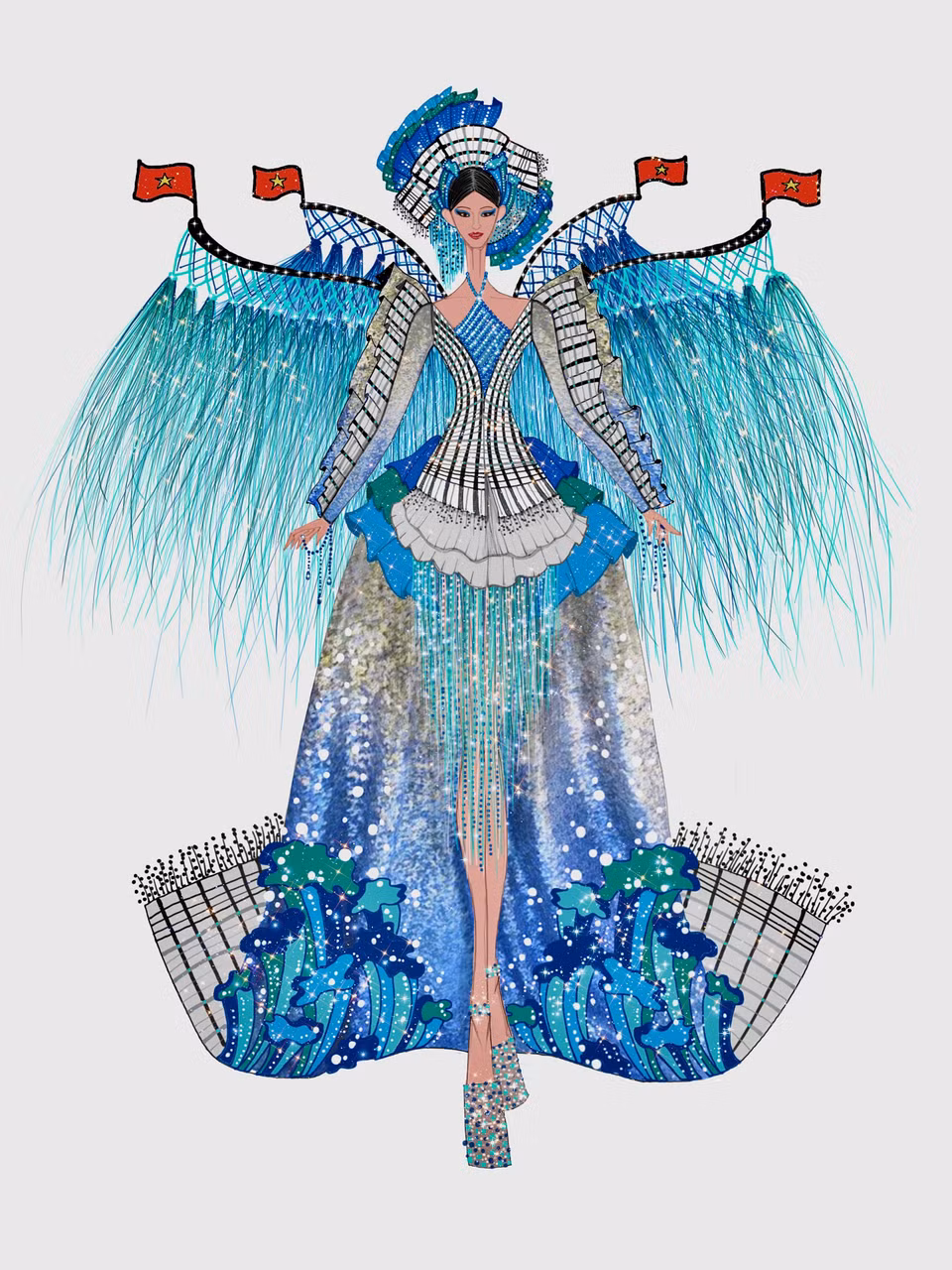 'Óng ánh' của Nguyễn Tấn Anh Huy. 