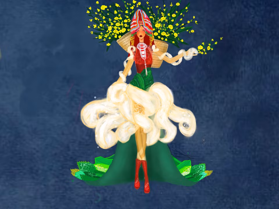 'Phù vân mây' của Võ Đăng Khoa. 