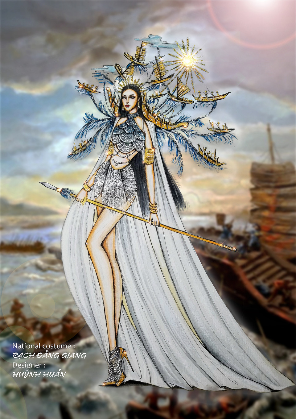 'Bạch Đằng giang' của Huỳnh Huấn. 