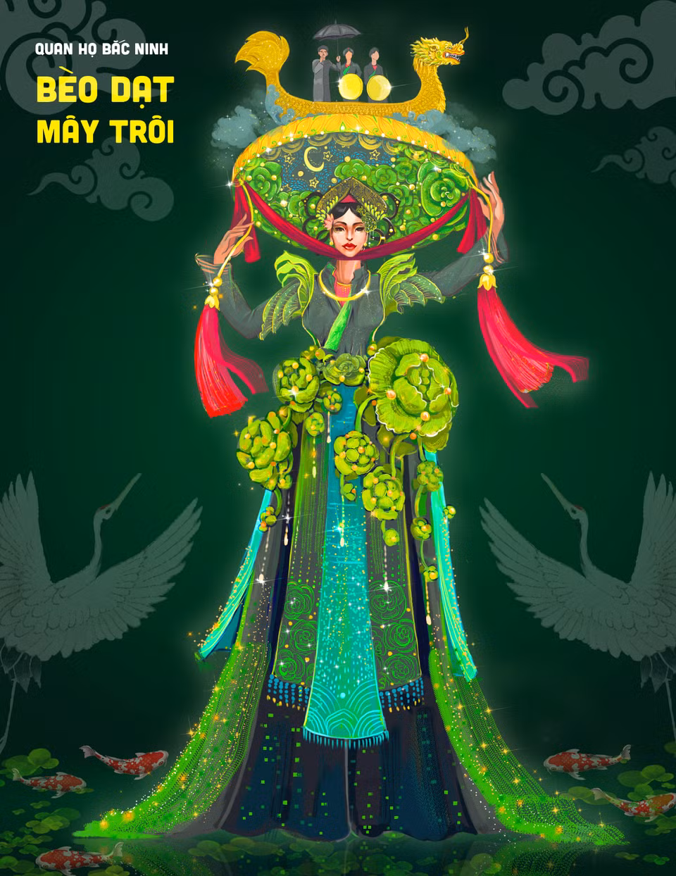 'Bèo dạt mây trôi' của Simet. 