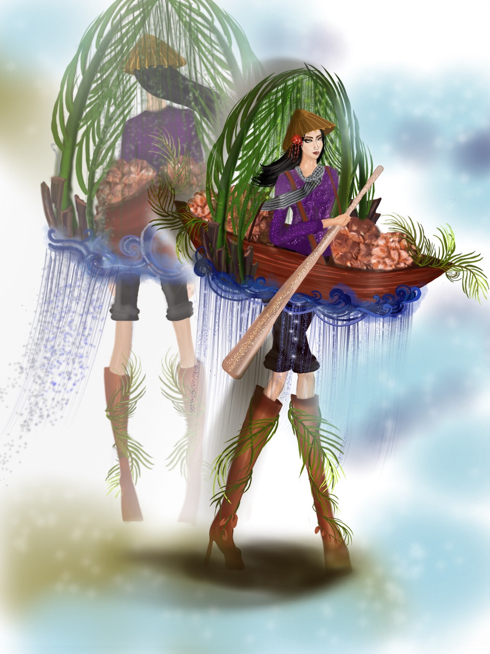 'Điệu lý kiều dừa' của Nguyễn Hữu Phước. 