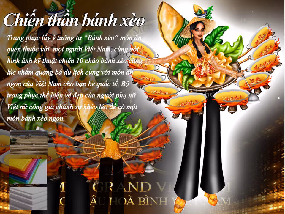 'Chiến thần bánh xèo' của Nguyễn Lê Vĩnh Tường. 