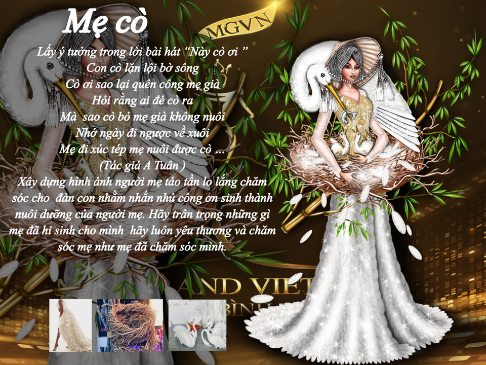 'Mẹ cò' của Nguyễn Lê Vĩnh Tường. 