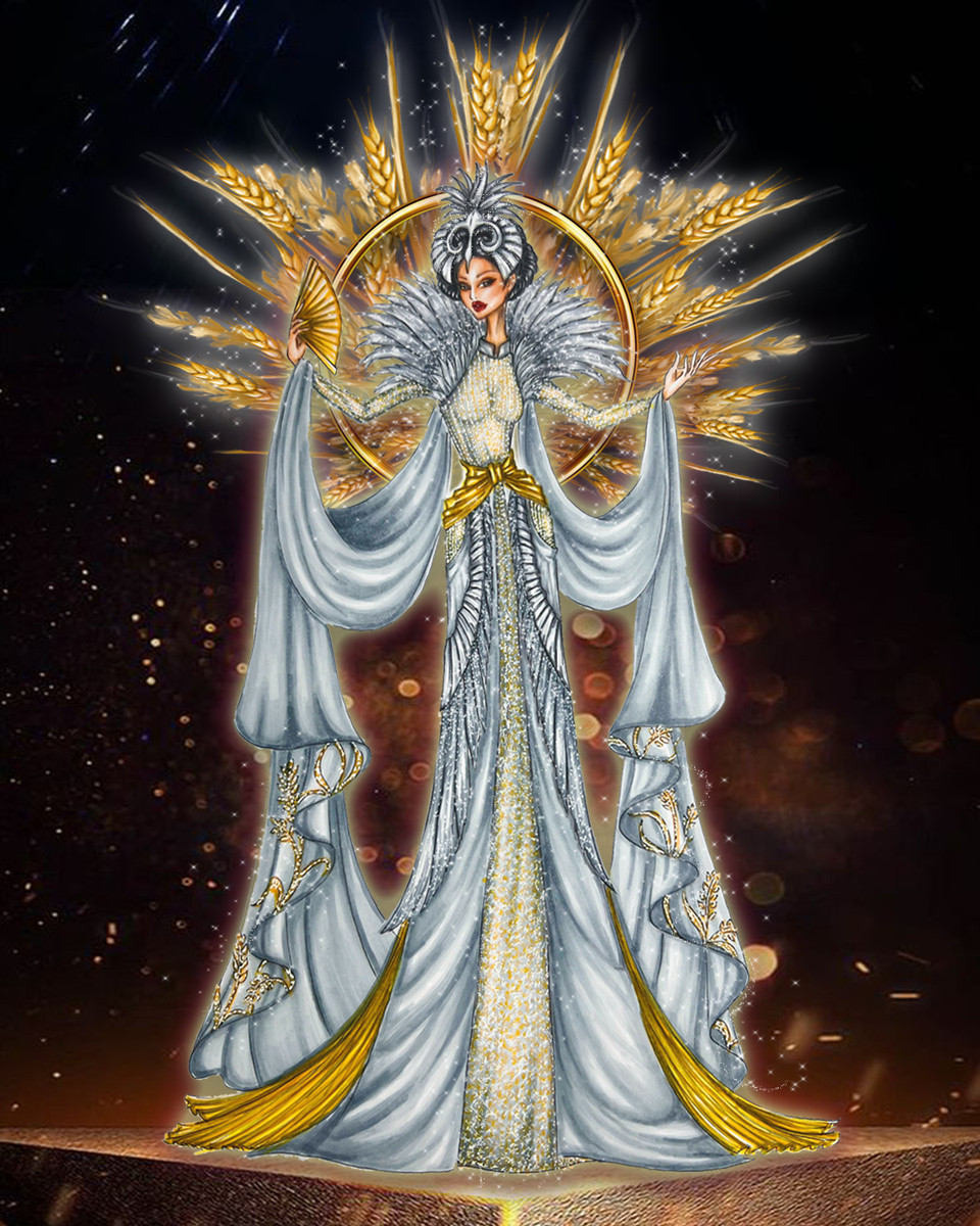 'Cánh cò lúa mới' của Hoàng Thiên Ân. 