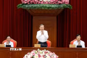Tổng Bí thư, Chủ tịch nước Tô Lâm chủ trì cuộc gặp mặt cán bộ quy hoạch diện Bộ Chính trị quản lý. (Ảnh: Thống Nhất/TTXVN)