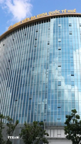 Bệnh viện Đa khoa Quốc tế Huế. (Ảnh: Nguyên Lý/TTXVN) 