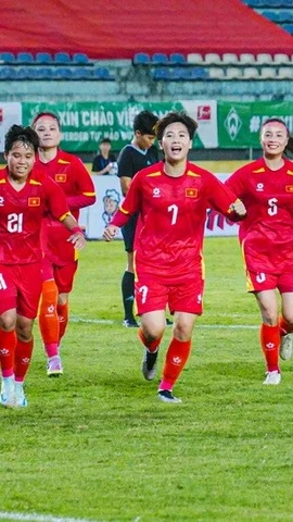 Liên đoàn Bóng đá Việt Nam (VFF) đề ra mục tiêu: Bóng đá Nữ Việt Nam phấn đấu giành quyền tham dự World Cup 2031. (Ảnh: Việt Anh/Vietnam+)