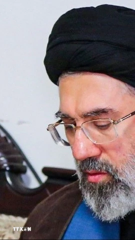 Giáo chủ Iran Mojtaba Khamenei, con trai thứ hai của cố Đại giáo chủ Ayatollah Ali Khamenei. (Ảnh: Anadolu Agency/TTXVN)