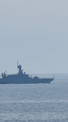 Khinh hạm HNLMS Evertsen của Hà Lan tại Biển Đen. (Ảnh: Bộ Quốc phòng Hà Lan) 