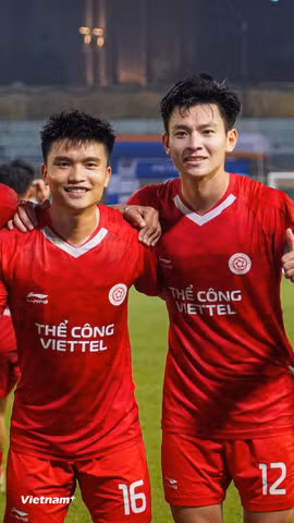 Thể Công-Viettel giành chiến thắng tối thiểu 1-0 trước Đông Á Thanh Hóa ở trận đấu sớm vòng 18 V-League. (Ảnh: Việt Anh/Vietnam+)