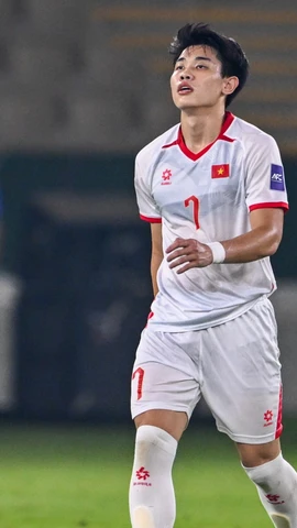 Tiền đạo Đình Bắc ghi bàn thắng duy nhất giúp U23 Việt Nam giành chiến thắng 1-0 trước chủ nhà U23 Saudi Arabia. (Ảnh: afc)