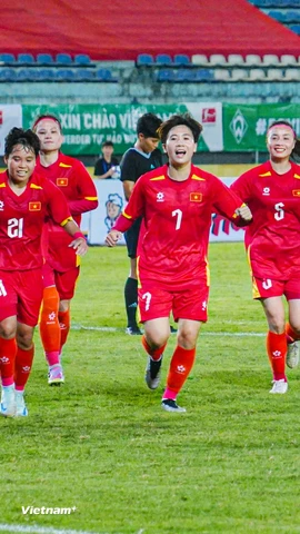 Liên đoàn Bóng đá Việt Nam (VFF) đề ra mục tiêu: Bóng đá Nữ Việt Nam phấn đấu giành quyền tham dự World Cup 2031. (Ảnh: Việt Anh/Vietnam+)
