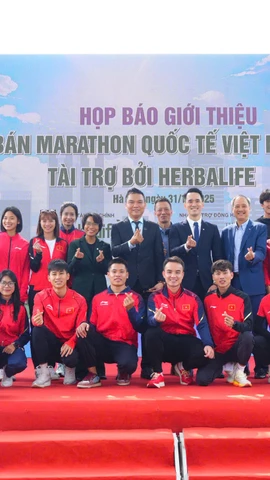 Những "gương mặt vàng" của điền kinh Việt Nam như Nguyễn Thị Oanh, Nguyễn Trung Cường, Lê Tiến Long, Bùi Thu Hà... sẽ tham gia Giải bán marathon Quốc tế Việt Nam 2026. (Ảnh: VIHM)