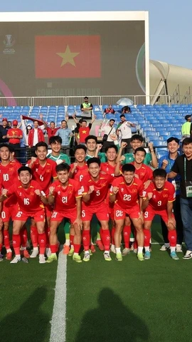 Đội tuyển U23 Việt Nam hướng đến mục tiêu vào đến trận chung kết Giải U23 châu Á 2026. (Ảnh: VFF)