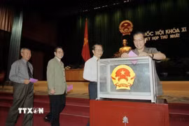 Quốc hội Việt Nam thể hiện vai trò là cơ quan đại biểu cao nhất của nhân dân. (Ảnh: TTXVN)