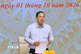 Phó Thủ tướng Thường trực Phạm Gia Túc phát biểu chỉ đạo. (Ảnh: Lâm Khánh/TTXVN)
