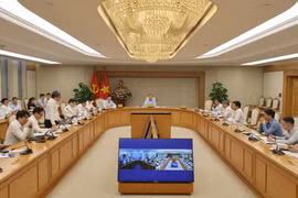 Quang cảnh buổi làm việc. (Nguồn: Cổng Thông tin điện tử Chính phủ)
