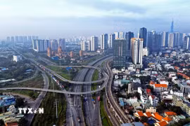 Một góc Thành phố Hồ Chí Minh. (Ảnh: Tuấn Anh/TTXVN)