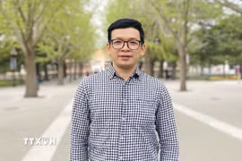 Phó Giáo sư Nguyễn Quốc Hưng, công tác tại Viện Toán học và Khoa học hệ thống (AMSS), thuộc Viện Hàn lâm Khoa học Trung Quốc. (Ảnh: TTXVN phát)