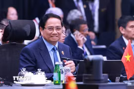 Thủ tướng Phạm Minh Chính tham dự Hội nghị Cấp cao Đông Á (EAS) lần thứ 20. (Ảnh: Dương Giang/TTXVN)
