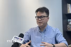 Ông Enzo Sim Hong Jun - nhà nghiên cứu lịch sử và quốc phòng Đông Nam Á tại Malaysia. (Ảnh: Thành Trung/TTXVN)