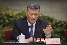 Ông Mã Hưng Thụy, Ủy viên Bộ Chính trị Ban Chấp hành Trung ương Đảng Cộng sản Trung Quốc. (Nguồn: AP)