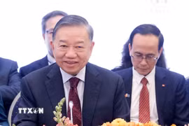 Tổng Bí thư, Chủ tịch nước Tô Lâm phát biểu tại Tọa đàm. (Ảnh: Thống Nhất/TTXVN)
