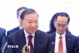 Tổng Bí thư, Chủ tịch nước Tô Lâm phát biểu tại Tọa đàm. (Ảnh: Thống Nhất/TTXVN)