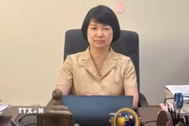 Phó Giáo sư-Tiến sỹ Cao Thu Hằng, Vụ trưởng, Trưởng Ban Nghiên cứu lý luận chính trị, Tạp chí Cộng sản. (Ảnh: Diệu Thúy/TTXVN)
