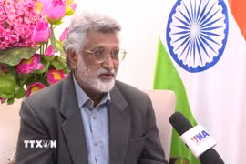 Ông Harbinder Singh, Giám đốc Chương trình của Trung tâm Triển lãm và Hội chợ Ấn Độ (India Exposition Mart). (Ảnh: Quang Trung/TTXVN)