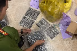 Tang vật thu giữ. (Ảnh: TTXVN phát)