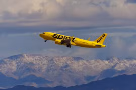 Máy bay của hãng hàng không Spirit Airlines. (Nguồn: Reuters)