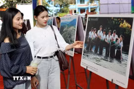 Một hoạt động trong khuôn khổ Festival Tinh hoa Tây Bắc-Điện Biên 2025. (Ảnh: Trung Kiên/TTXVN)