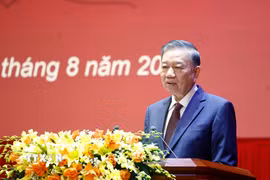 Giáo sư-Tiến sỹ Tô Lâm, Tổng Bí thư, Chủ tịch nước phát biểu chỉ đạo. (Ảnh: Thống Nhất/TTXVN)