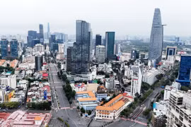 Một góc Thành phố Hồ Chí Minh. (Ảnh: Hồng Đạt/TTXVN)