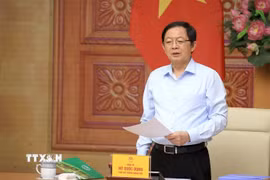 Phó Thủ tướng Hồ Quốc Dũng phát biểu. (Ảnh: Tuấn Anh/TTXVN)