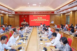 Hội nghị học tập Chuyên đề năm 2026 Đảng ủy các cơ quan Đảng Trung ương. (Ảnh: Phương Hoa/TTXVN)
