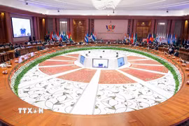 Quang cảnh Hội nghị thượng đỉnh BRICS lần thứ 18 tại New Delhi, Ấn Độ ngày 12/9/2026. (Ảnh: ANI/TTXVN phát)