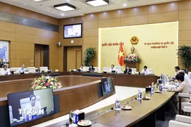 Chủ tịch Quốc hội Trần Thanh Mẫn phát biểu. (Ảnh: Doãn Tấn/TTXVN)