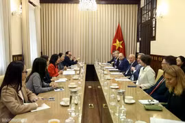 Quang cảnh buổi tiếp. (Nguồn: Thế giới và Việt Nam)