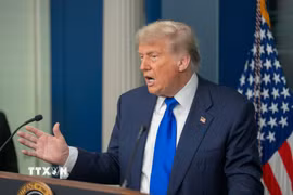 Tổng thống Mỹ Donald Trump. (Ảnh: THX/TTXVN)